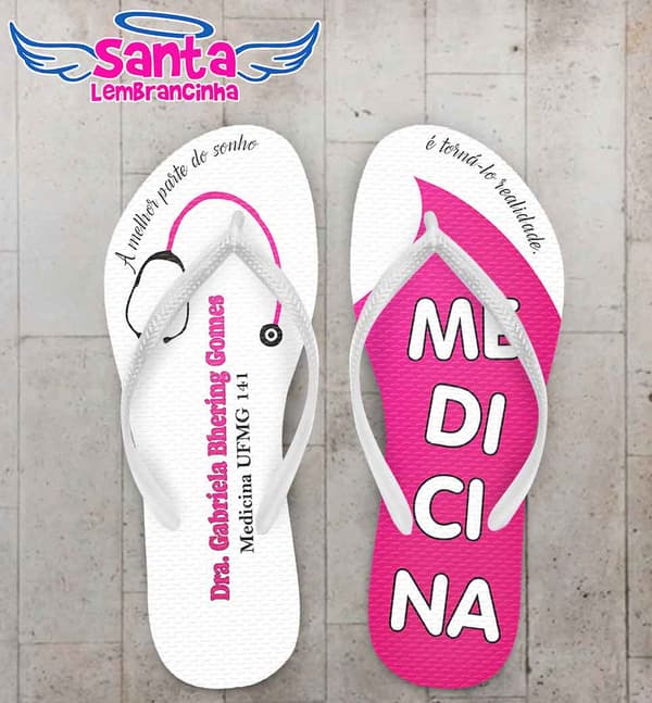 Chinelo Medicina Formatura Personalizado - COD 2538