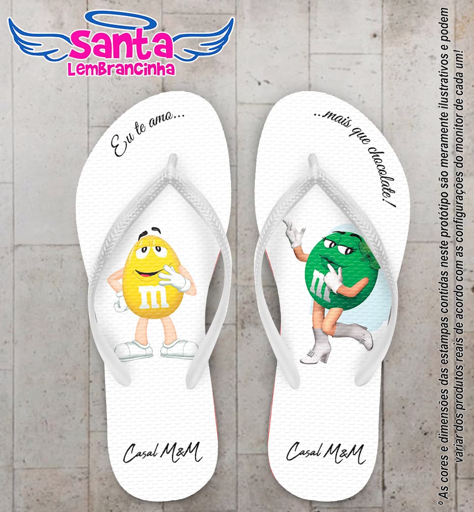 Chinelo Casamento MMs Chocolate - COD 2991