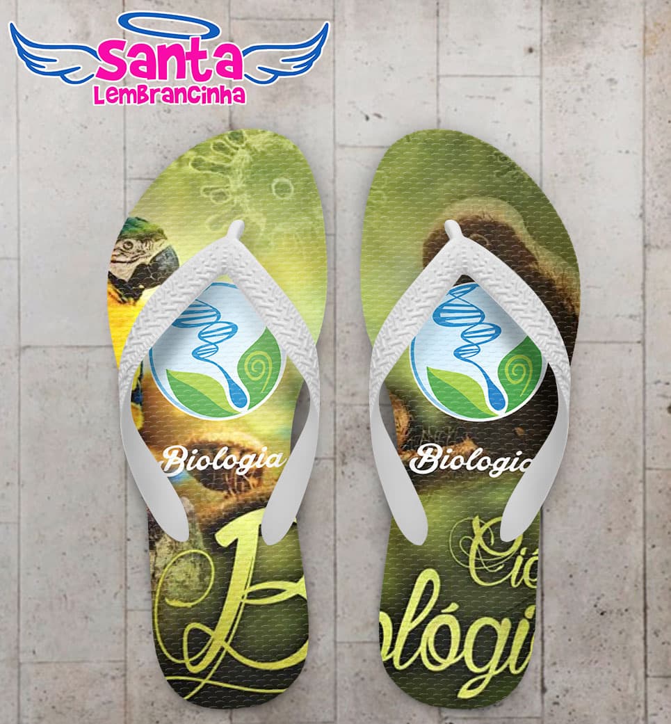Chinelo Formatura Biologia - Personalizado COD 3080