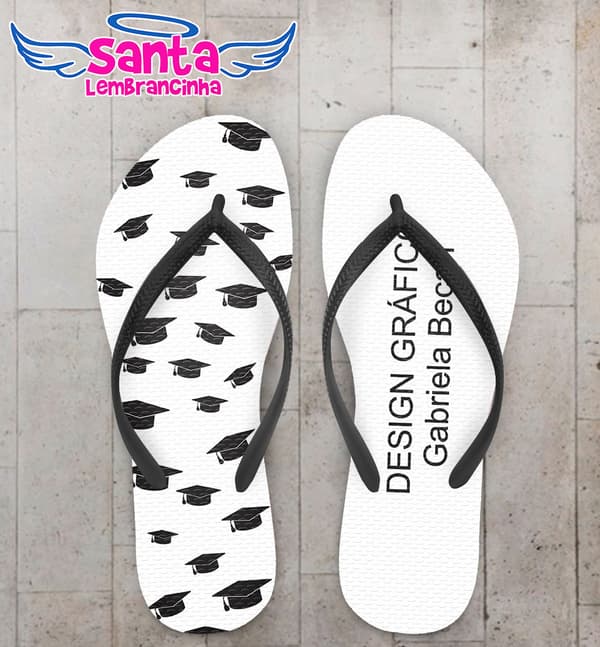 Chinelo Formatura Design Gráfico COD 4009