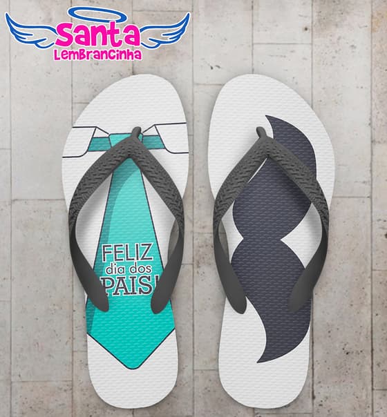 Chinelo Dia dos pais Bigode COD 5053
