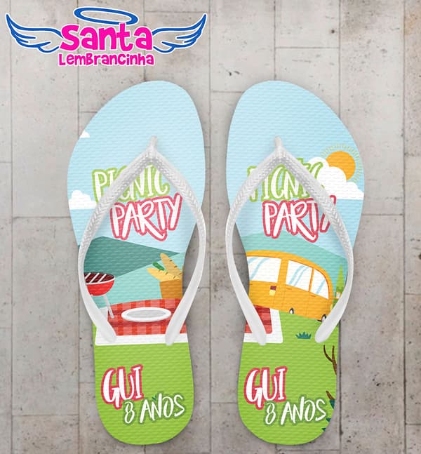 Chinelo Infantil Picnic Party COD 5137