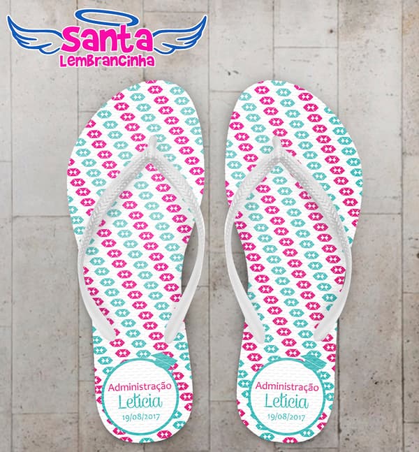 Chinelo Formatura Administração, LOGO COD 5203