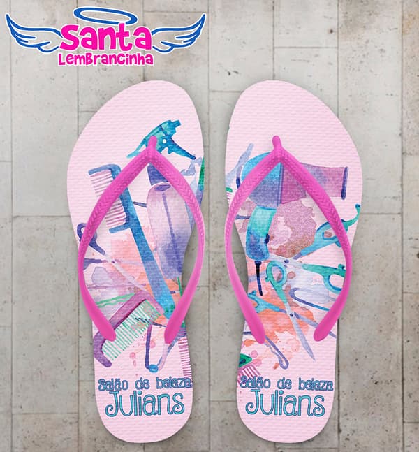 Chinelo Salão de Beleza Personalizado COD 5593