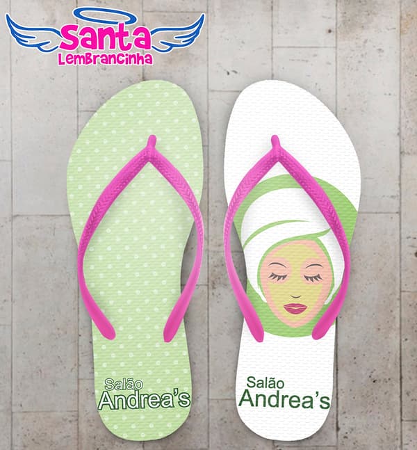 Chinelo Manicure Fundo de Batons Personalizado COD 5596