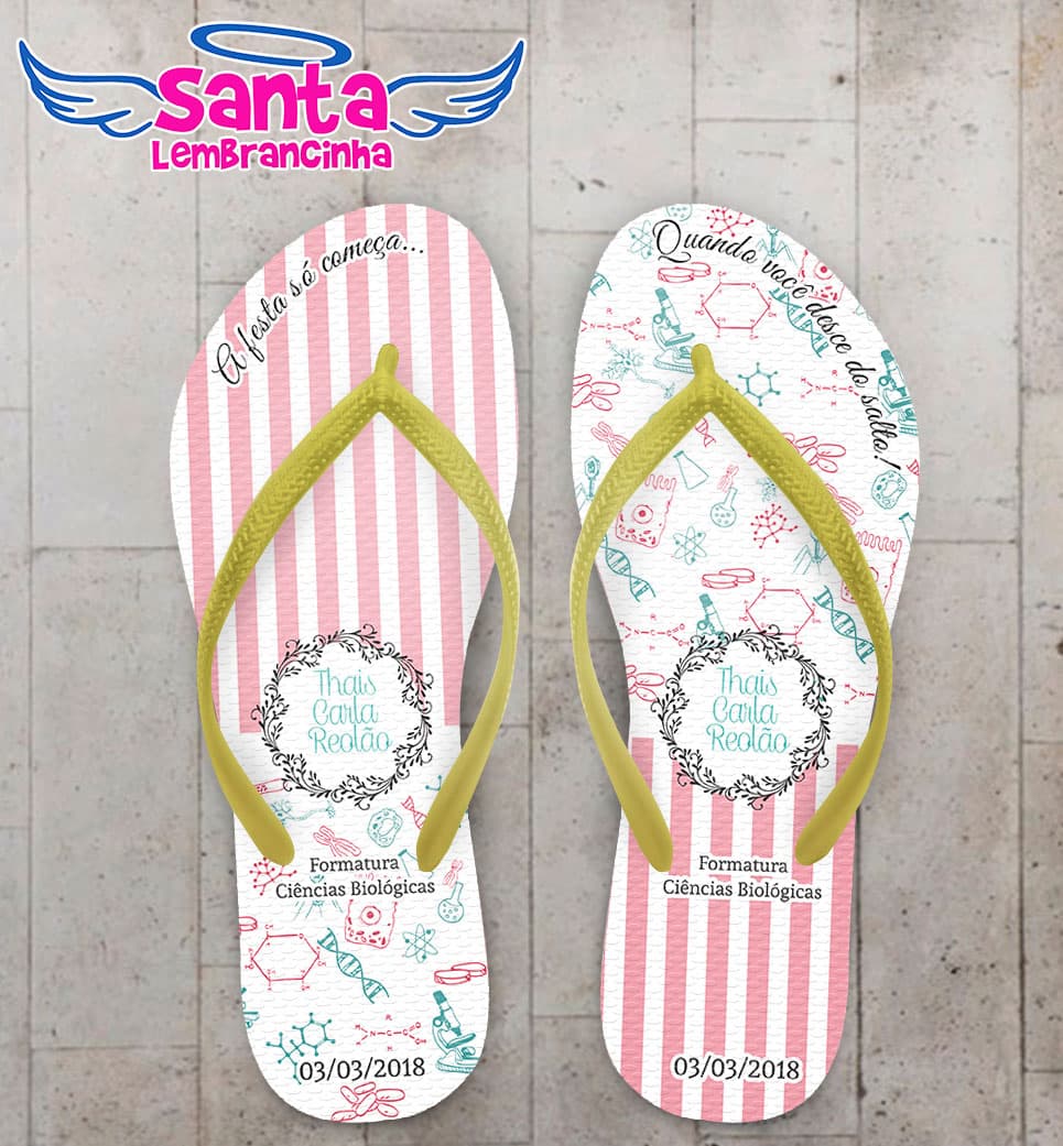 Chinelo Formatura Ciências Biológicas COD 5920