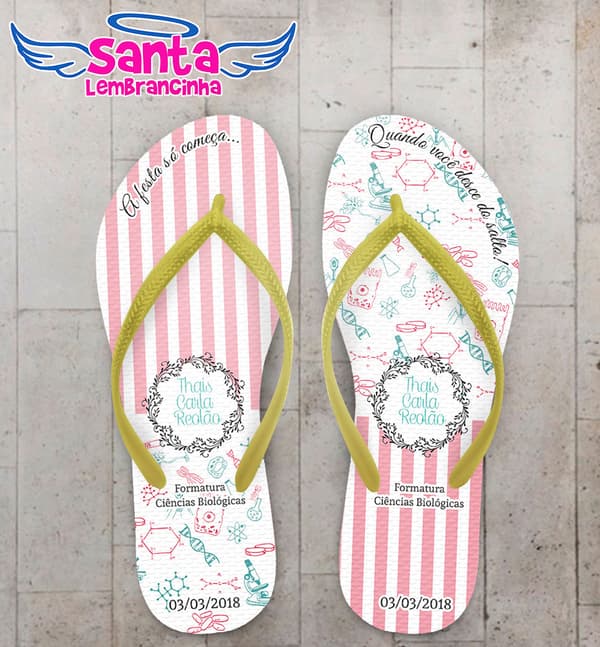 Chinelo Formatura Ciências Biológicas COD 5920