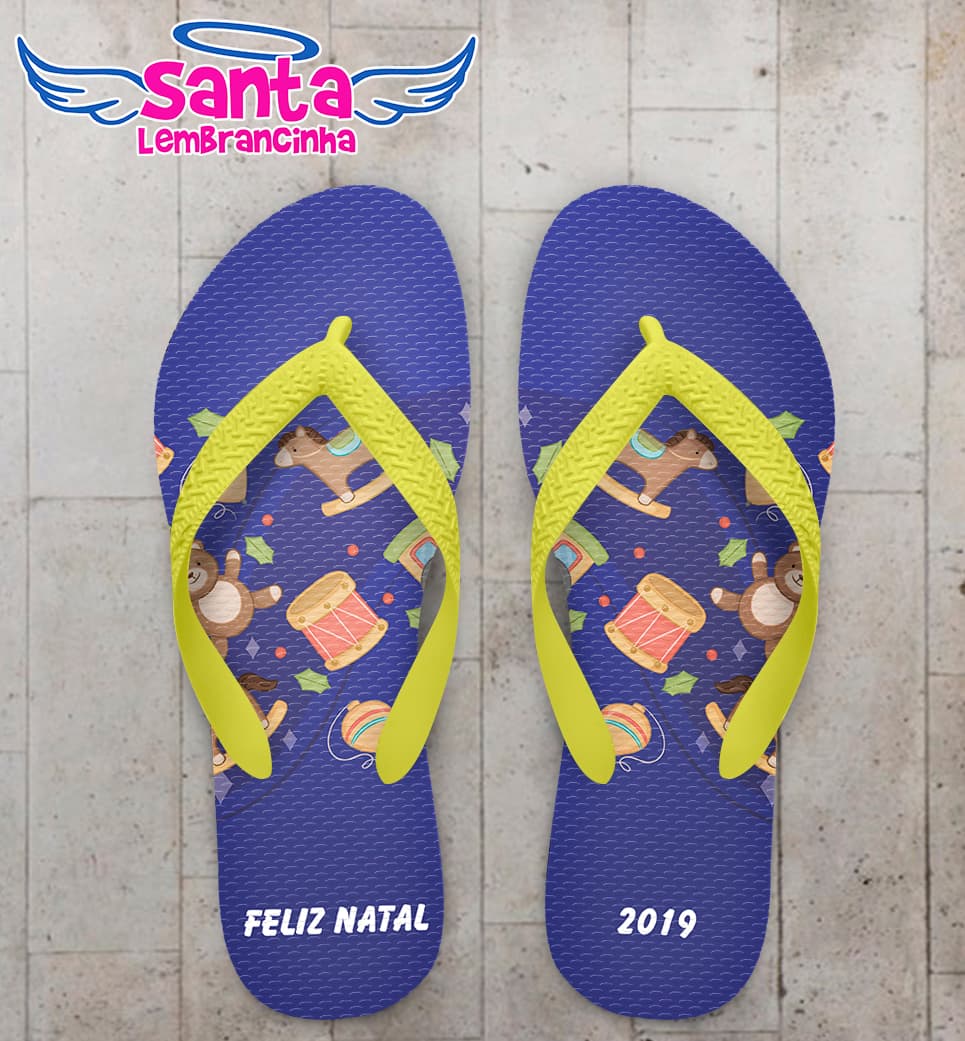 Chinelo Personalizado Natal COD 7822