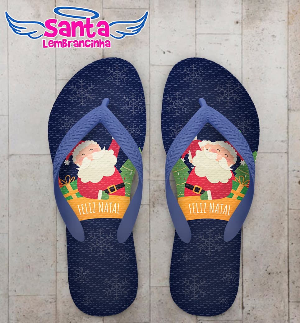 Chinelo Personalizado Natal COD 7814