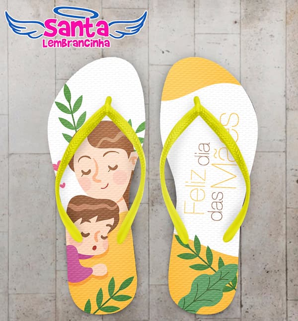Chinelo Dia das Mães Personalizado COD 9200