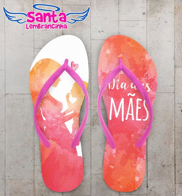 Chinelo Dia das Mães Personalizado COD 9137
