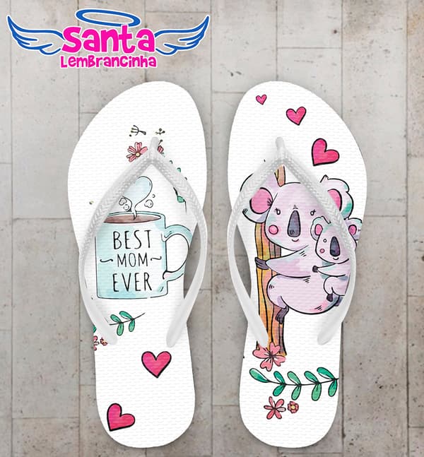 Chinelo Dia das Mães Personalizado COD 9204