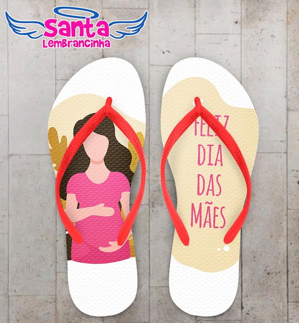 Chinelo Dia das Mães Personalizado COD 9205