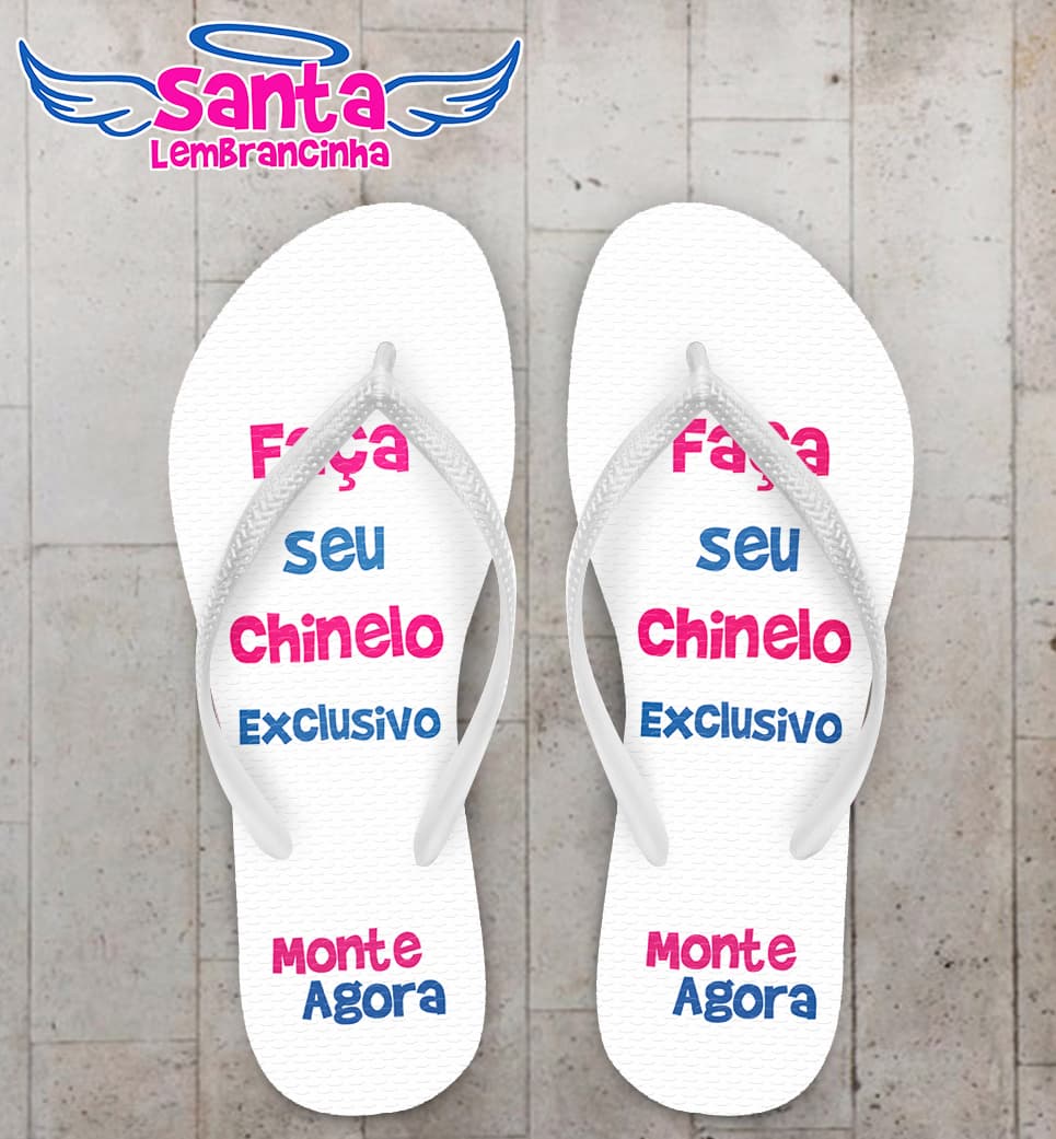 Chinelo Personalizado Orçamento