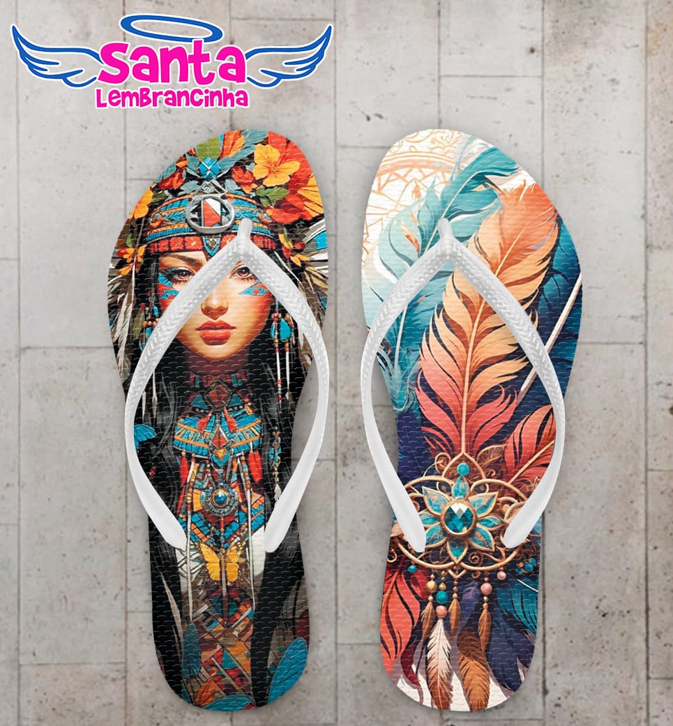 Chinelo Índia Personalizado COD 12562