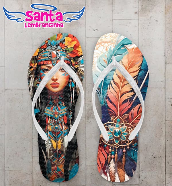 Chinelo Índia Personalizado COD 12562
