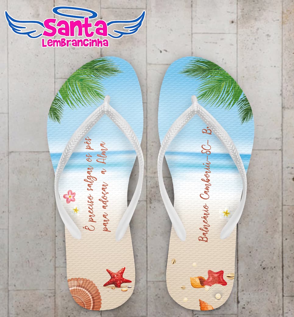 Chinelo Souvenir Turístico Balneário Camboriú Personalizado COD 12785