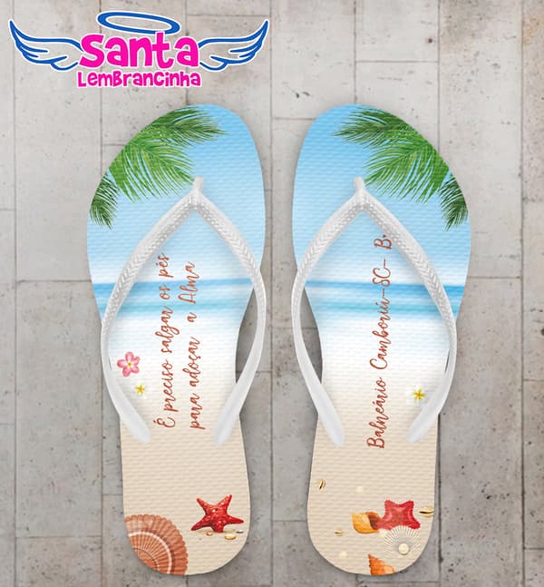 Chinelo Souvenir Turístico Balneário Camboriú Personalizado COD 12785