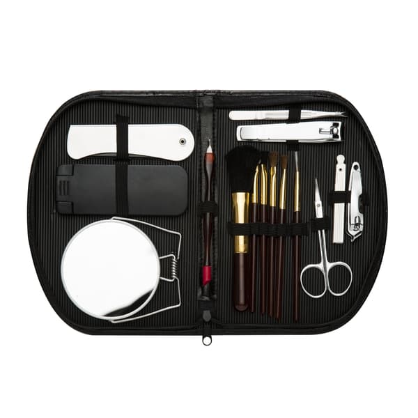 KIT MANICURE 15 PEÇAS C/ ESTOJO 