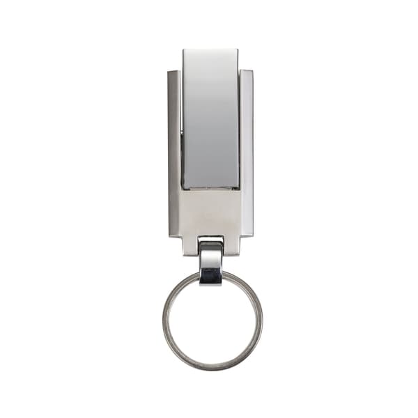 PEN DRIVE CHAVEIRO METAL GRANDE 16 GB RETRÁTIL