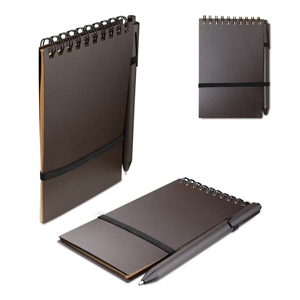 Mini Caderno A6 Capa em PP c/ Caneta