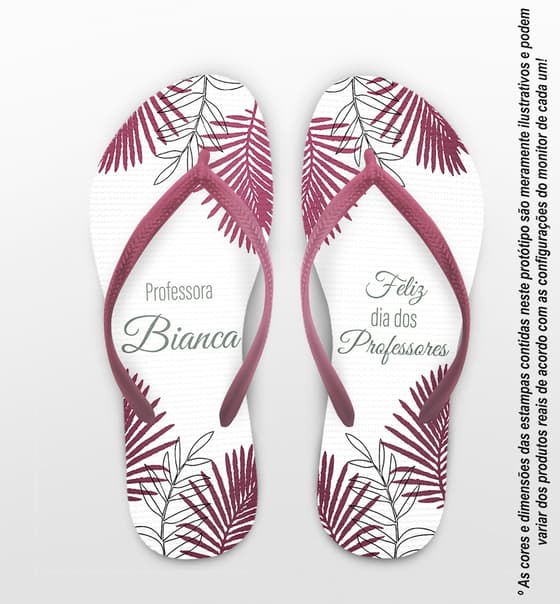 Chinelo Dia do Professor Personalizado COD 12397