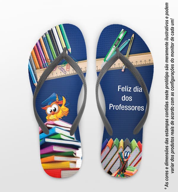 Chinelo Dia dos professores, ESPECIAL COD 5175