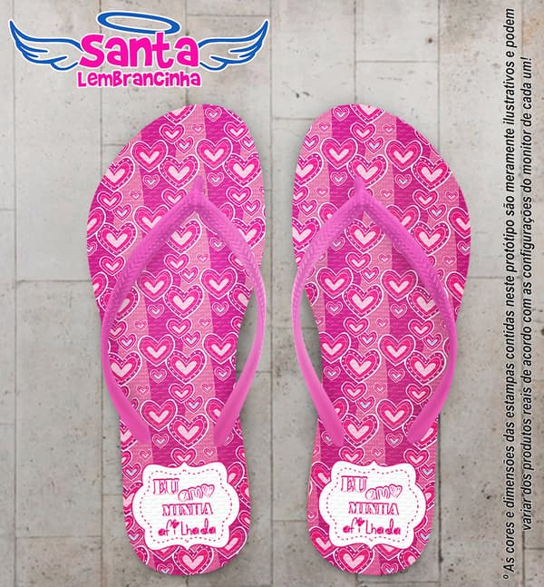 Chinelo Afilhada Personalizado - COD 1868