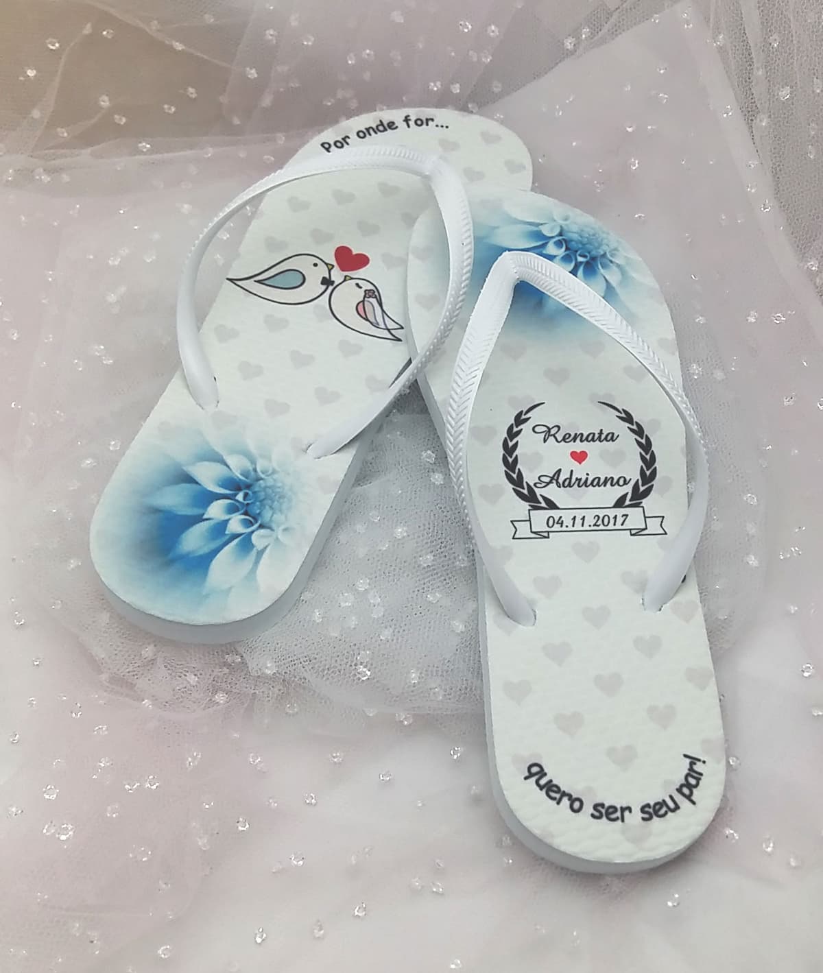 Chinelo Casamento Fui Madrinha Personalizado - COD 2988