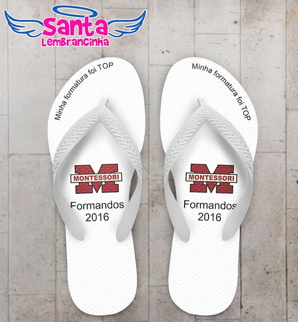 Chinelo Formandos Terceirão Personalizado - COD 2968