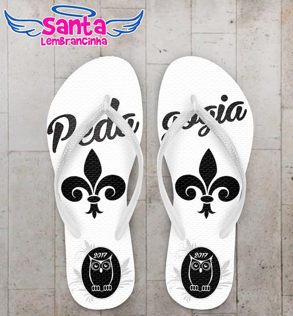 Chinelo Formatura Pedagogia Personalizado - COD 1103