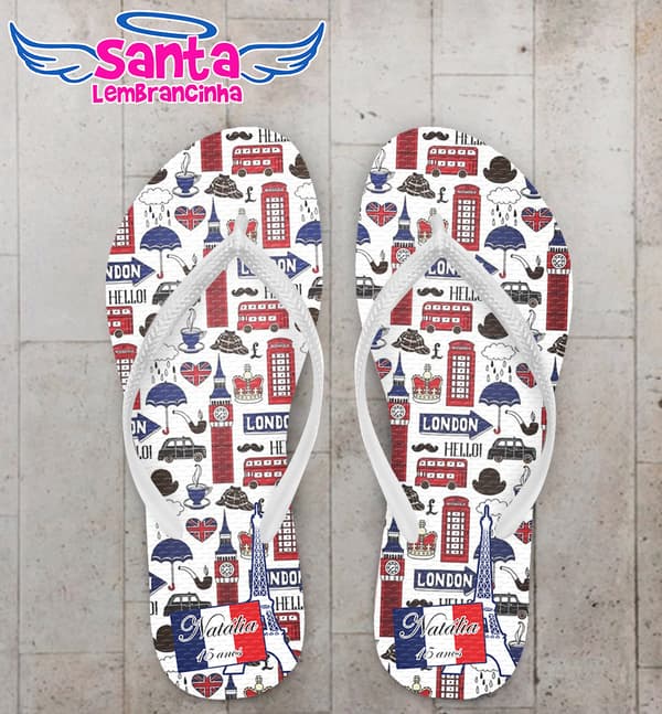 Chinelo 15 Anos Paris, Londres - COD 2426