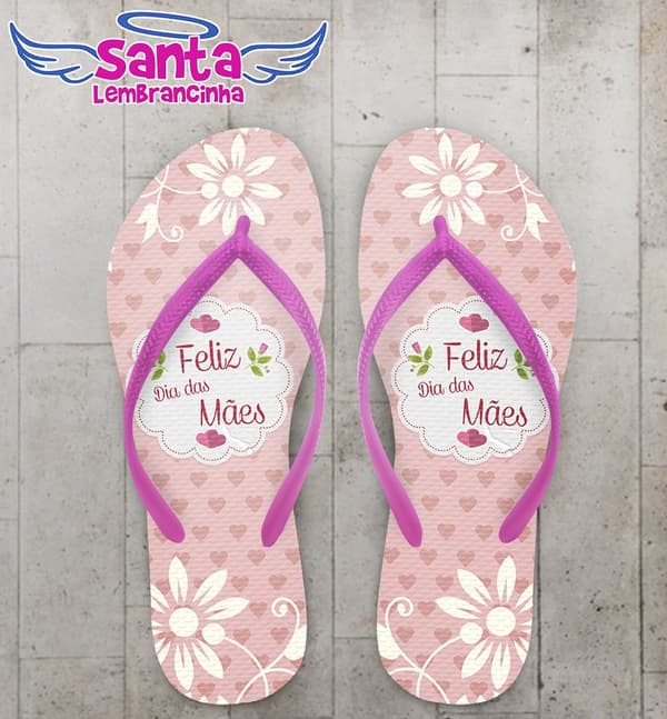 Chinelo Personalizado Dia das Mães - COD 1962
