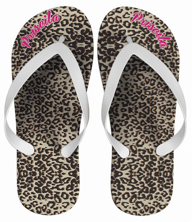 Chinelo Personalizado Onça - COD 1581