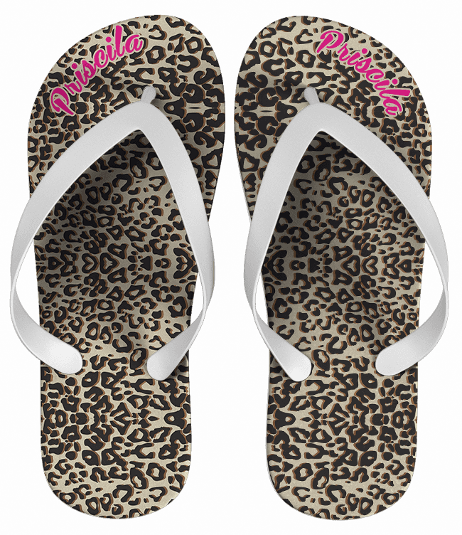 Chinelo Personalizado Onça - COD 1581