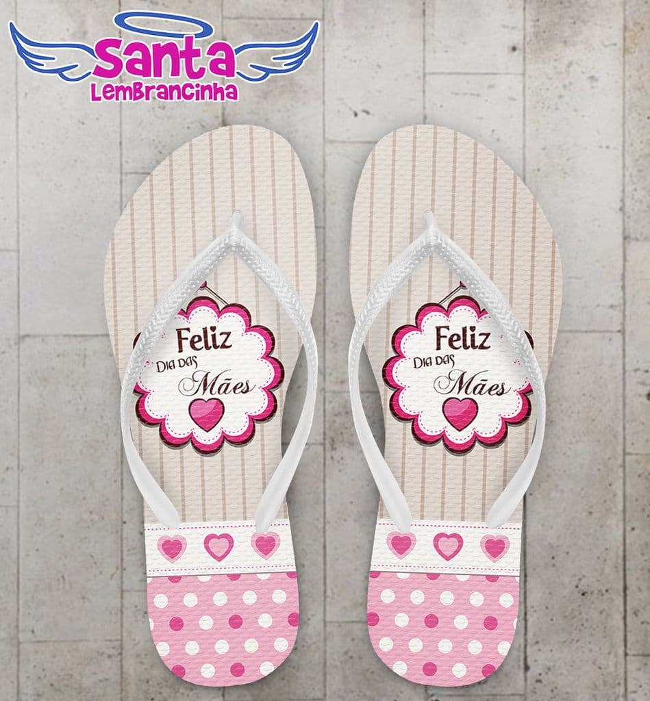 Chinelo dia das Mães personalizado, Mamãe - COD 1964
