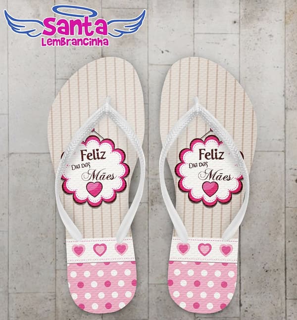 Chinelo dia das Mães personalizado, Mamãe - COD 1964