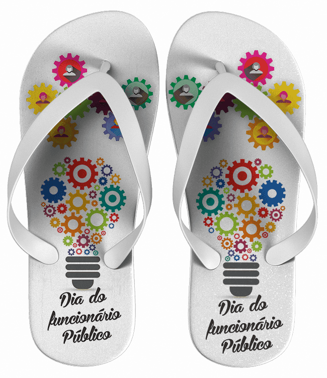 Chinelo Funcionário Público Personalizado - COD 1105
