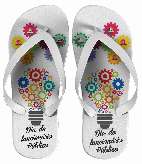 Chinelo Funcionário Público Personalizado - COD 1105