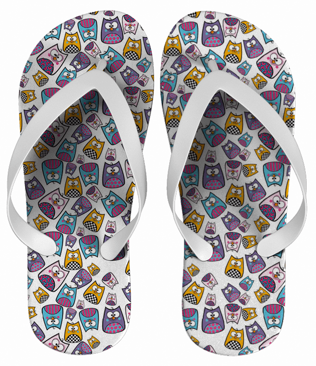 Chinelo Feminino Corujas Personalizado - COD 1842