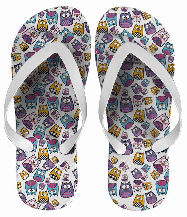 Chinelo Feminino Corujas Personalizado - COD 1842