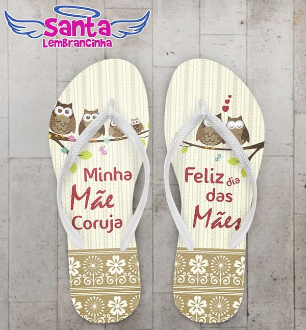 Chinelo Personalizado Dia das Mães - COD 1966