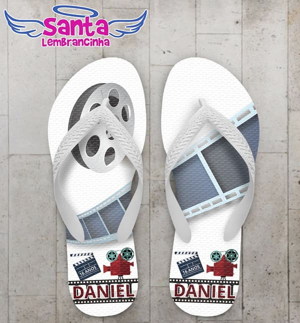 Chinelo Infantil Cinema Personalizado - COD 2705