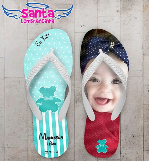 Chinelo 1 Aninho Personalizado - COD 2783