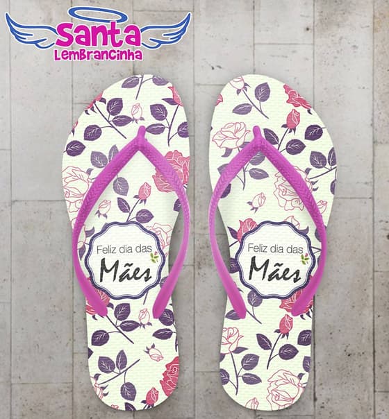 Chinelo Dia das Mães personalizado, Mãe - COD 1965
