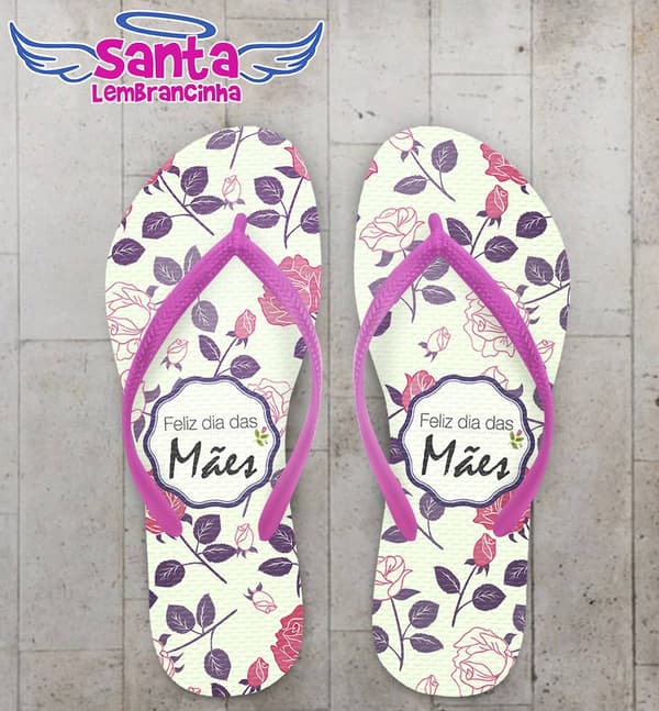 Chinelo Dia das Mães personalizado, Mãe - COD 1965