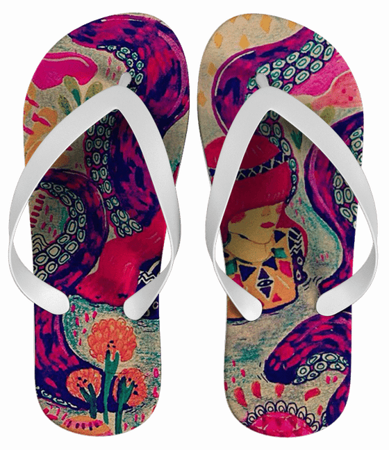 Chinelo Estampa Caveira Mexicana Personalizado - COD 1864