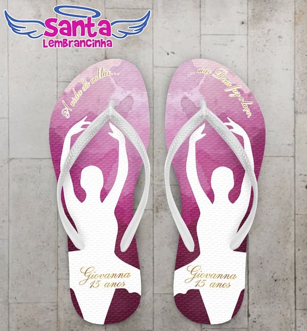 Chinelo Bailarina 15 Anos - COD 2383
