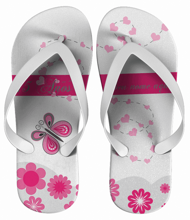 Chinelo 15 Anos Personalizado - COD 1163