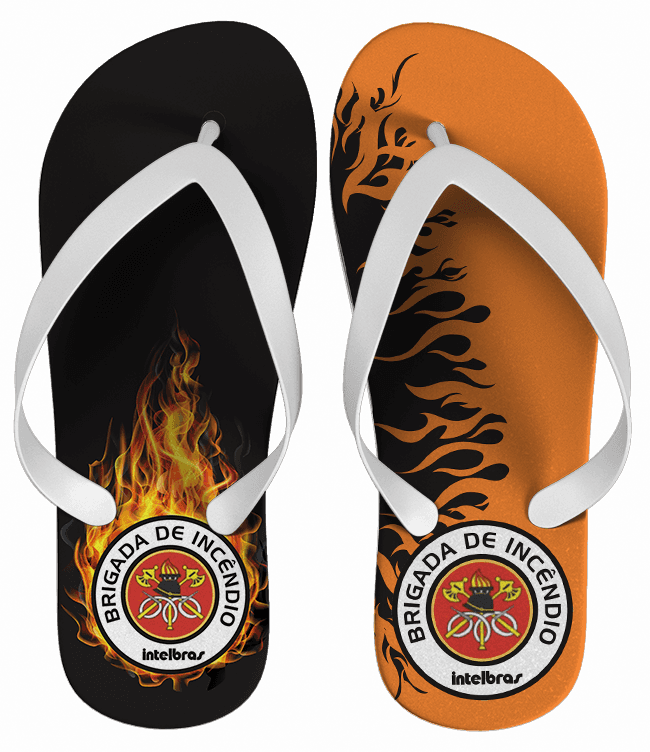 Chinelo Bombeiros Personalizado - COD 1609